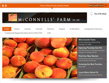 Tablet Screenshot of mcconnells-farm.com